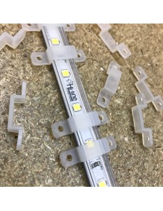 Silikon-LED-Streifenbefestigungsclip Doppelschraube