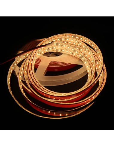 Warm White LED Strip 5m roll | IP54/65 | 24V | 28.8W/m | CRI80 | SMD2835