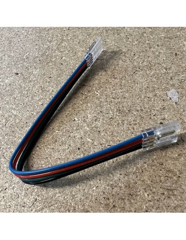 RGB COB 4-Pin LED-Streifen-Verbindungskit - 15cm Verlängerung für 10mm breite Streifen