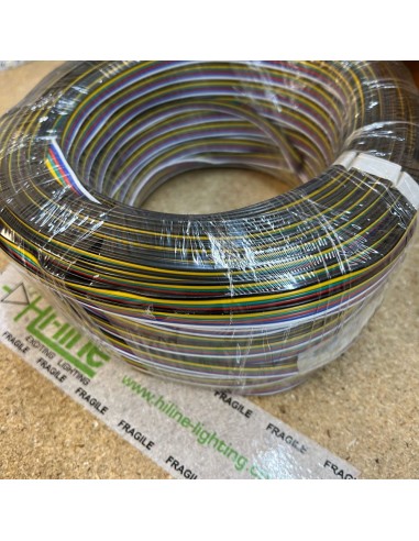 Hi-Line lighting 6 core rgbcct white ribbon wire 20 awg 100m roll